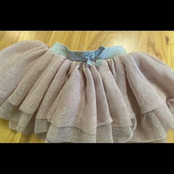 Baby Girl Cherokee Dusty Pink Ruffle Tulle Skirt 6-9M - Picture 2 of 9